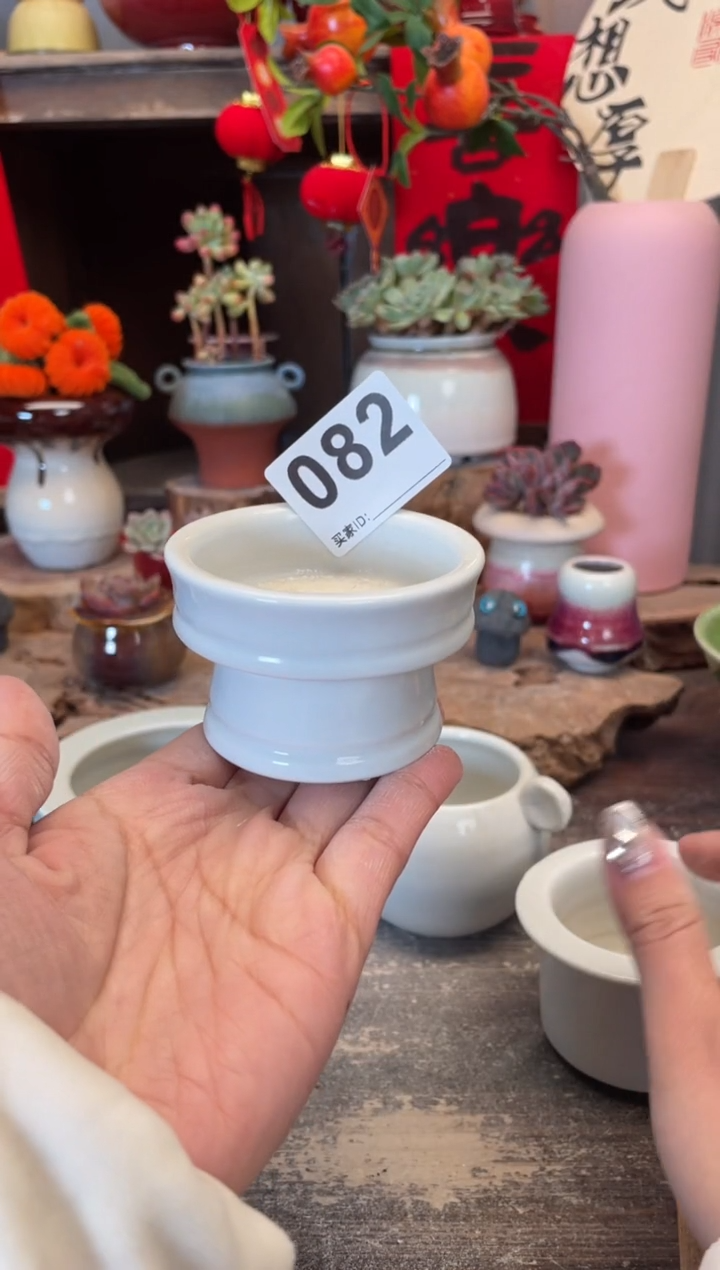 【闪购商品】摆件082知木小芳花盆