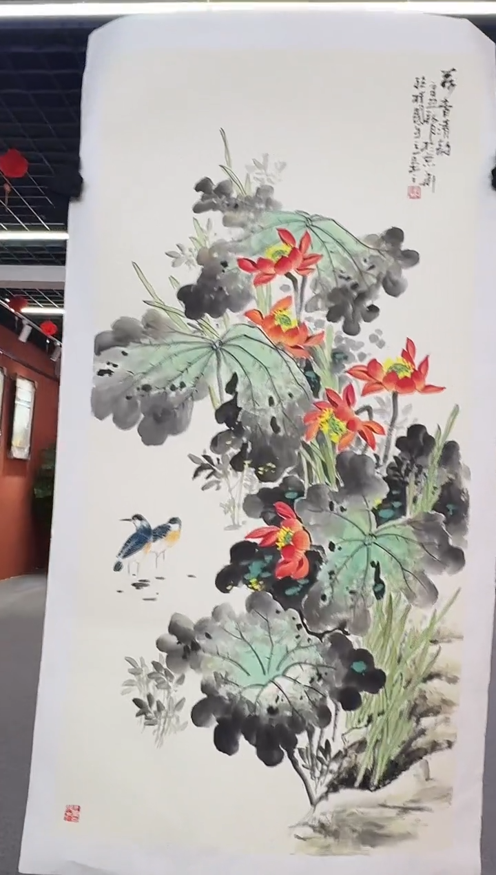 【闪购商品】国画孙桂国老师绘画作品，带合影证书15-23