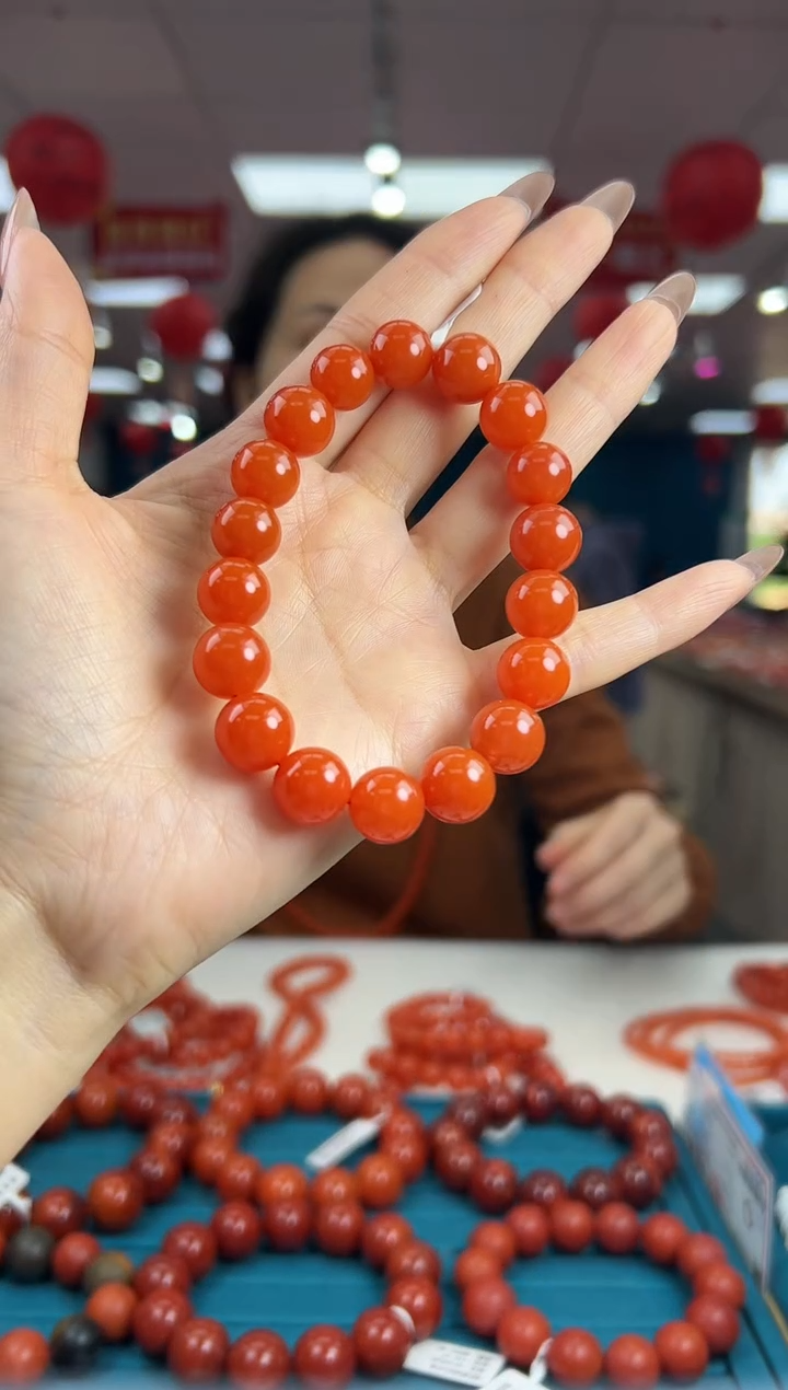 【闪购商品】南红玛瑙手串未镶嵌2.16-（多样式）