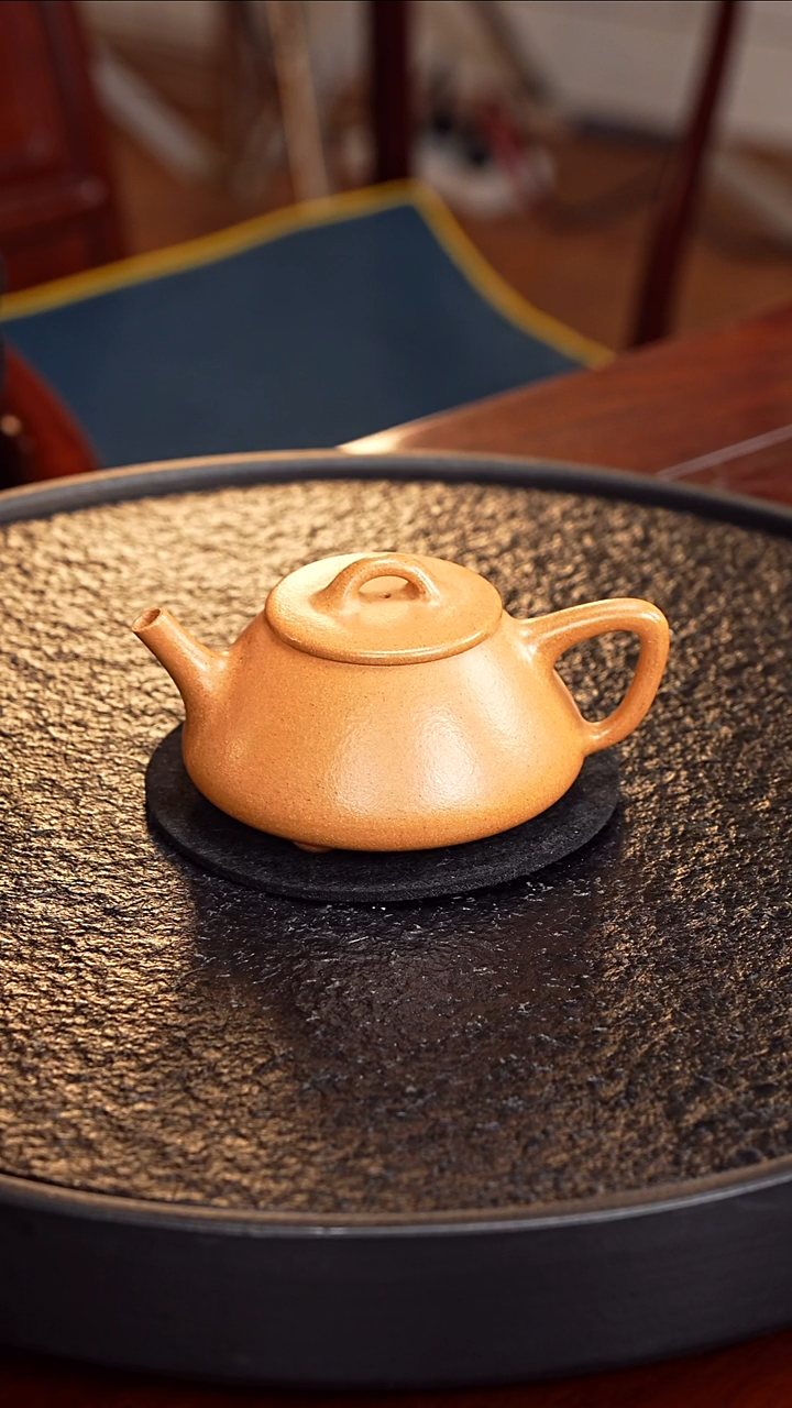 茶壶紫砂LS 石瓢18  黄金段  200毫升