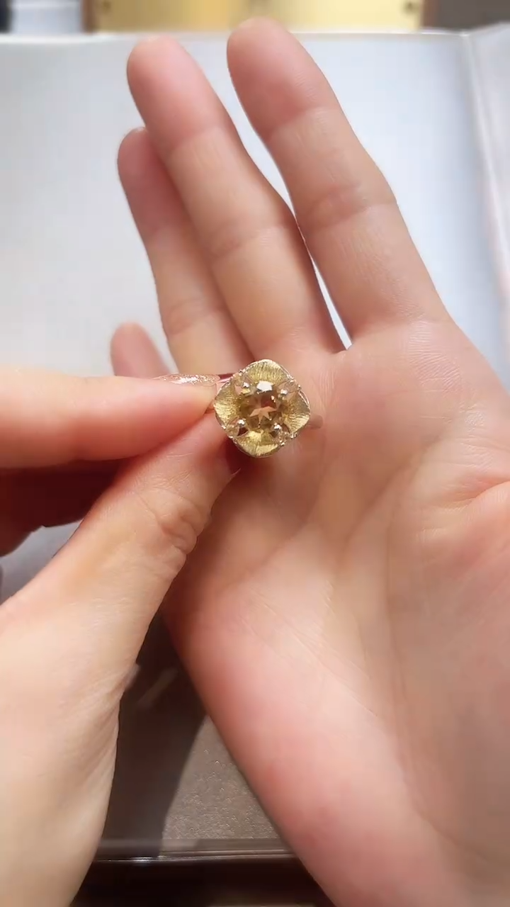 【闪购商品】水晶戒指银S925镶嵌09天然宝石