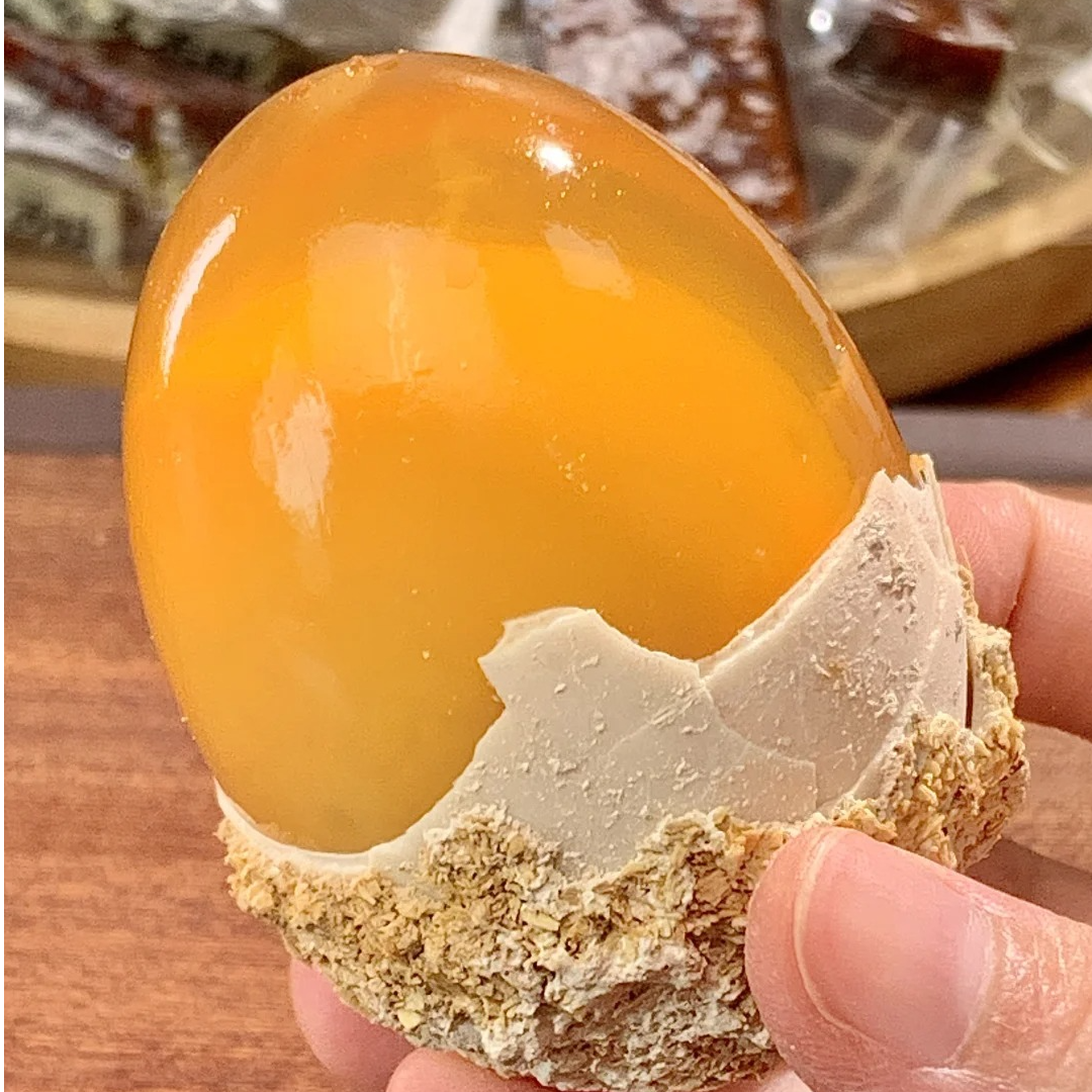 【四川味道】纯手工黄金鸭皮蛋松花皮蛋古法手工制作无铅工艺不夹口