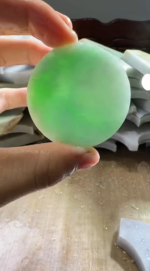 裸石翡翠缅甸翡翠A货花22