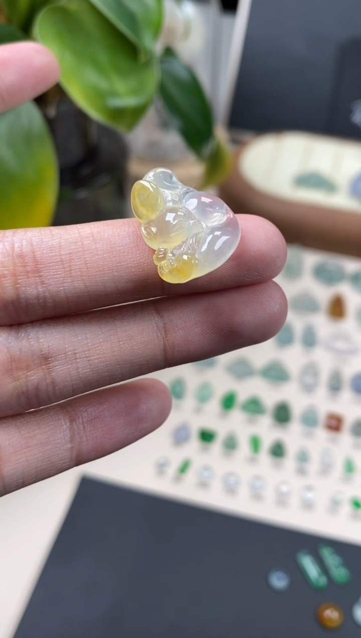 【闪购商品】翡翠颈饰未镶嵌翡翠冰种裸石