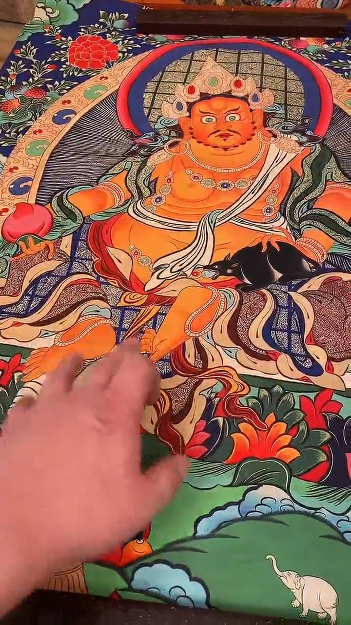 装裱画精美唐卡tk16056