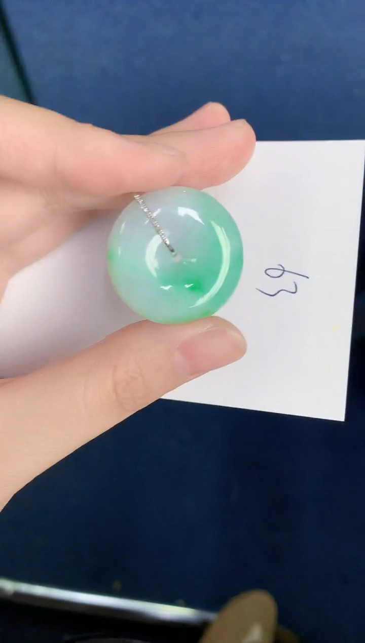 【闪购商品】翡翠颈饰18K金镶嵌000000000