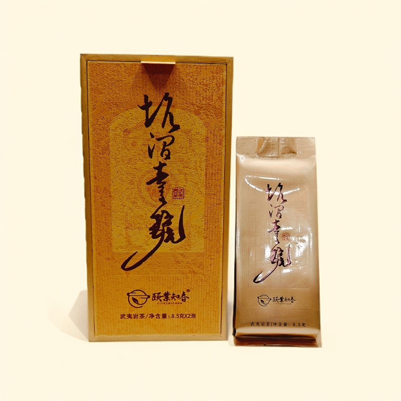 【坑涧壹号】坑涧肉桂，香气馥郁，水感幽柔细，--颐業知春茶叶