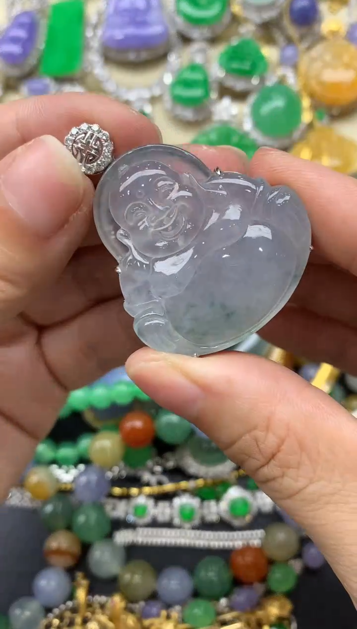 【闪购商品】翡翠颈饰18K金镶嵌521-中国好珍宝