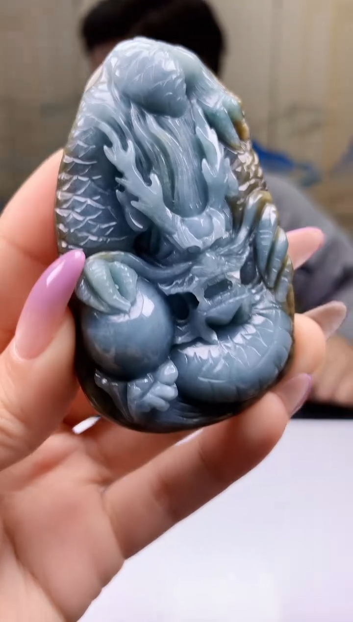 【闪购商品】定制翡翠未镶嵌4917ty-毛货挂件33