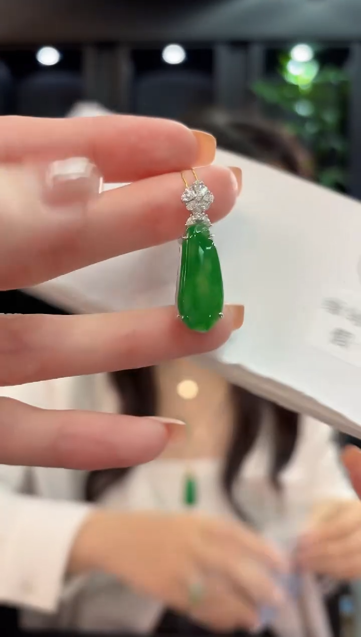 吊坠(不含链)未镶嵌翡翠 缅甸A货/支持复检/一件