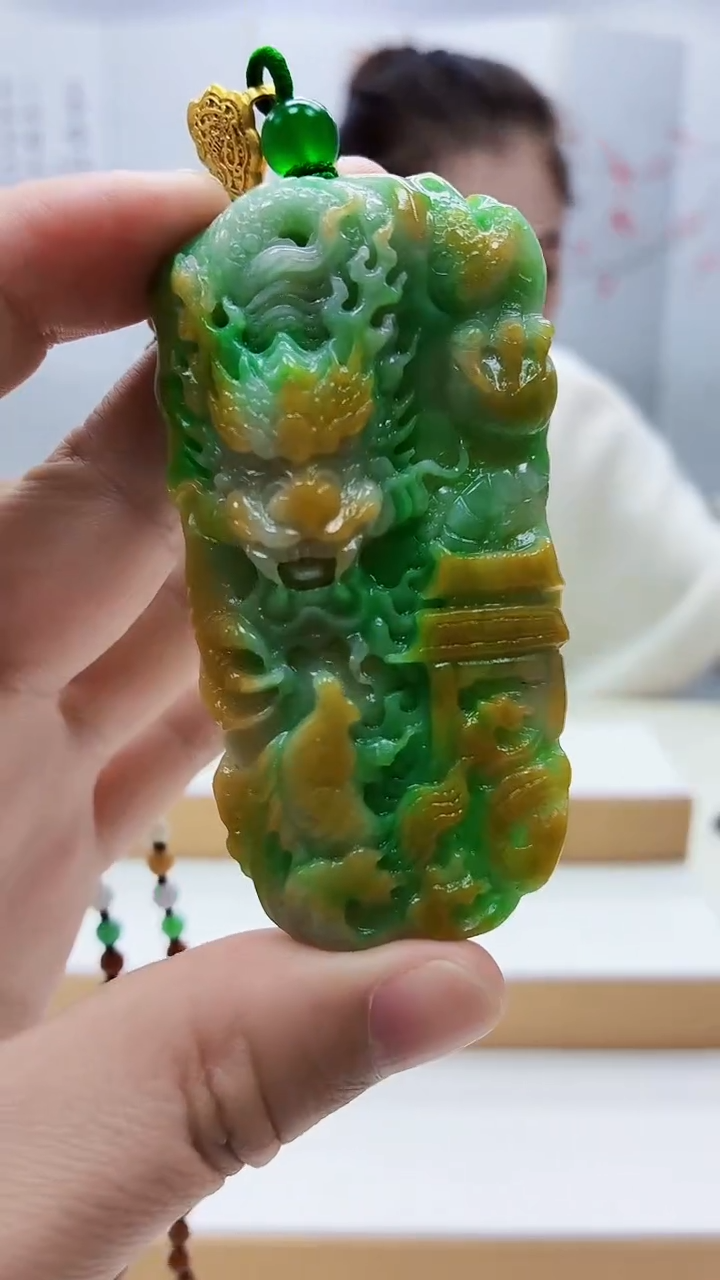 未镶嵌定制翡翠3099ty-毛货挂件108