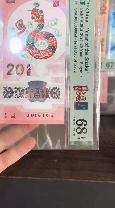 【闪购商品】塑料蛇钞单张060600854PMG68分