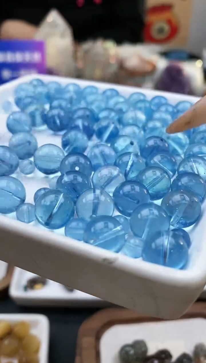 【闪购商品】海蓝宝石颈饰未镶嵌184a多样性发其一/1.27/1个