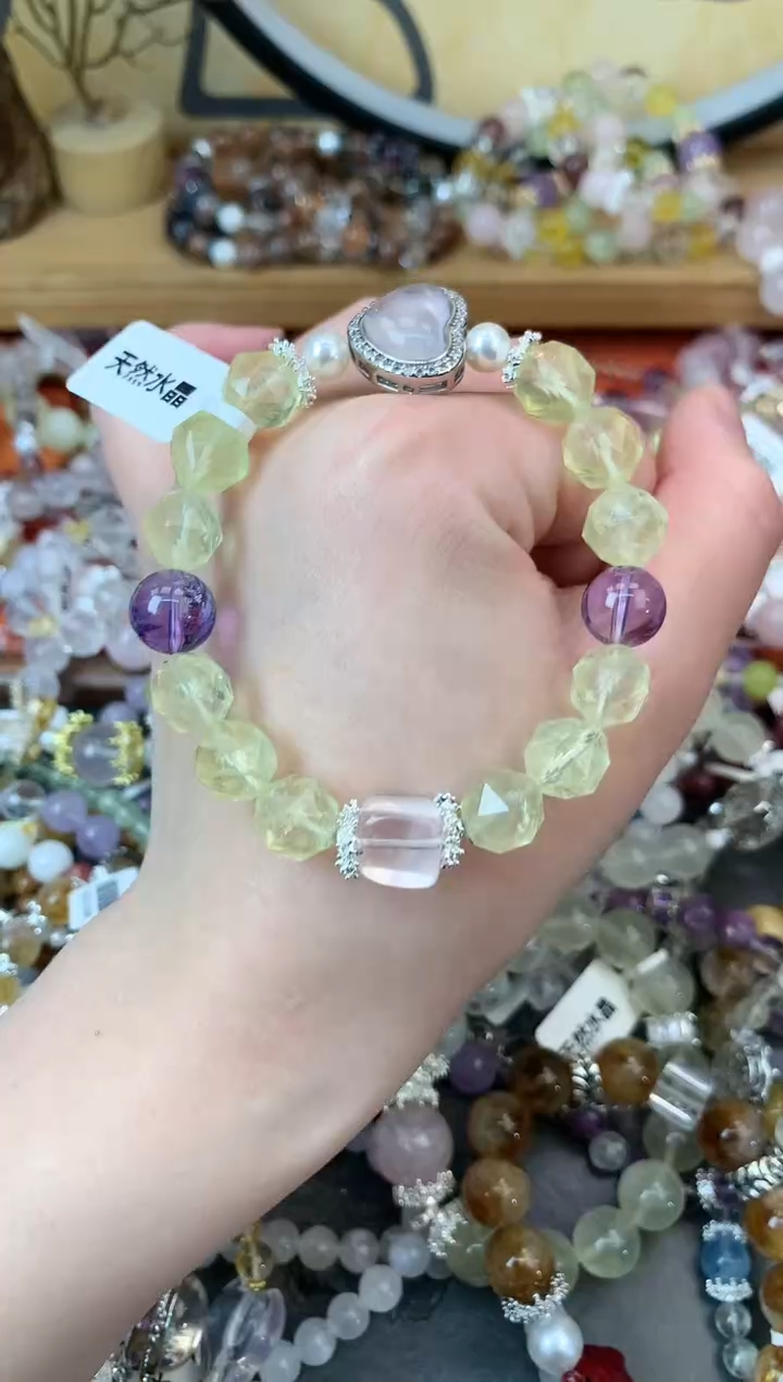 【闪购商品】黄晶手链未镶嵌423手串