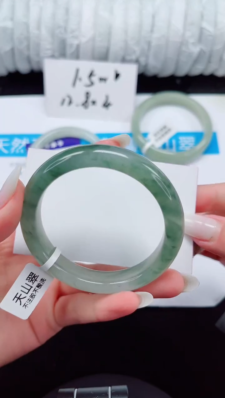 未镶嵌手镯石英质玉394-54/55