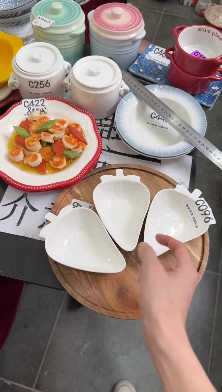 摆件陶C096-3个     仓库微瑕陶瓷清仓福利