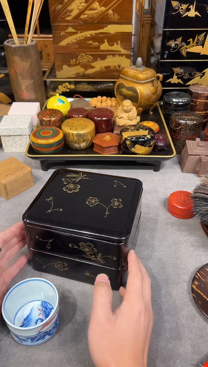 作家器2段重大漆漆器大漆漆器