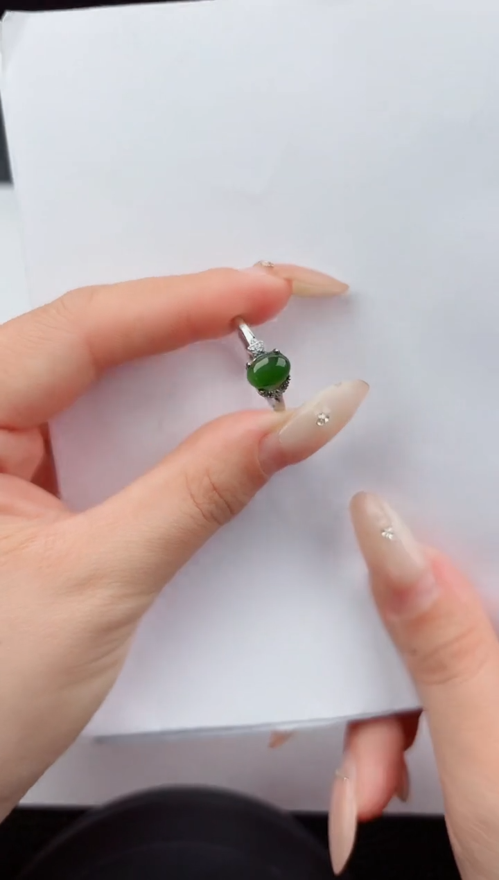 未镶嵌戒指和田玉嗨购微色差T