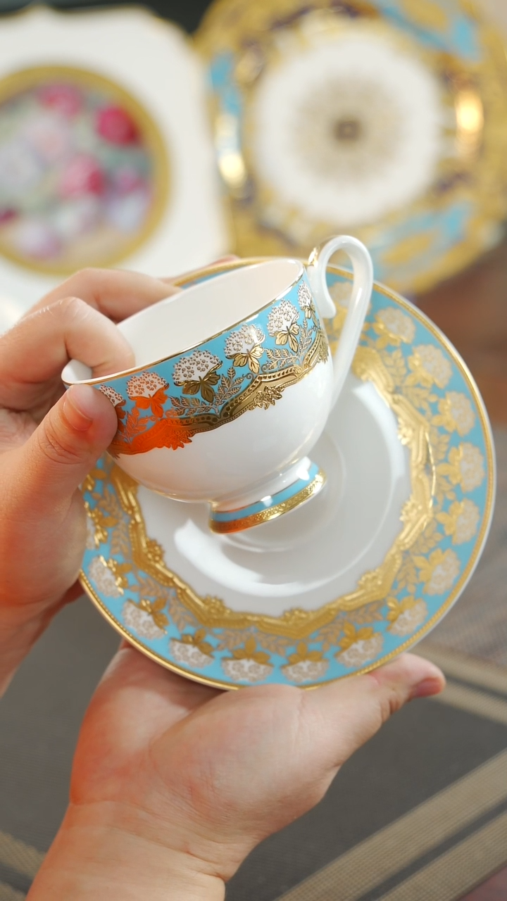 【闪购商品】瓷片200cc咖啡杯碟 福利价