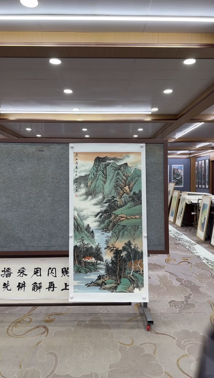 【闪购商品】绘画1张伦玉-小四尺-山水国画