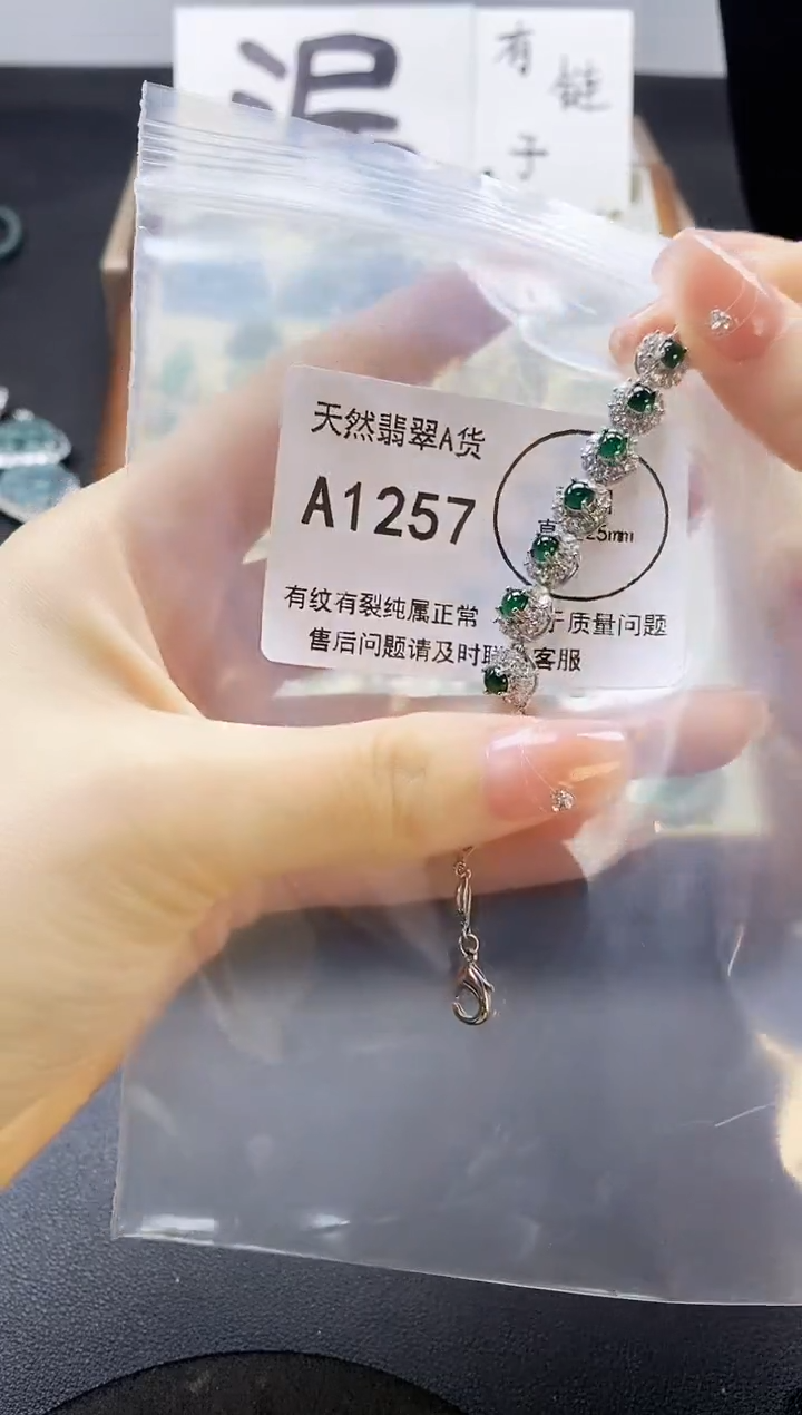 翡翠未镶嵌吊坠(赠链)天然翡翠A货