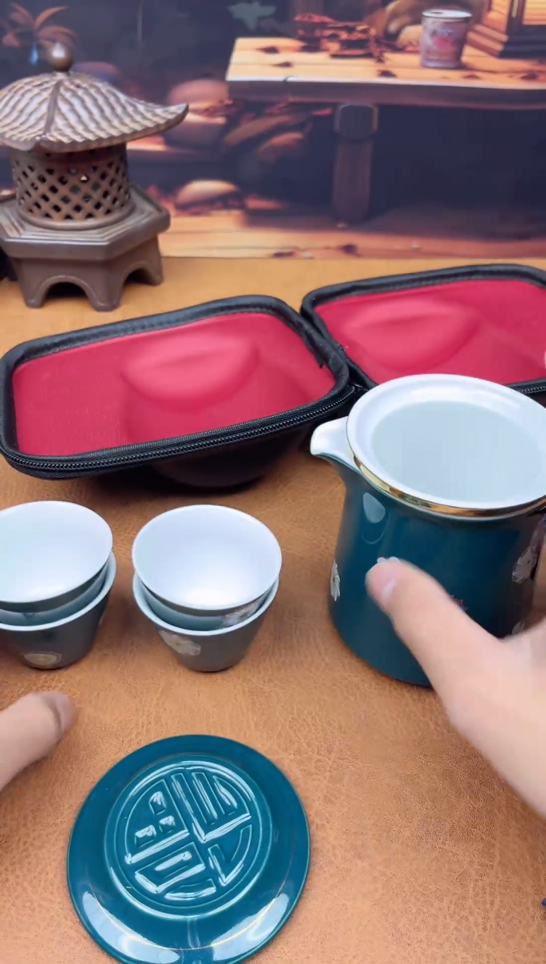 【闪购商品】陶瓷茶具摆件茶叶罐