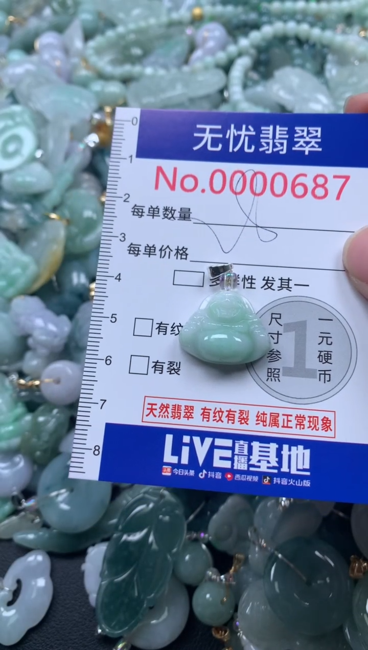 颈饰未镶嵌翡翠687