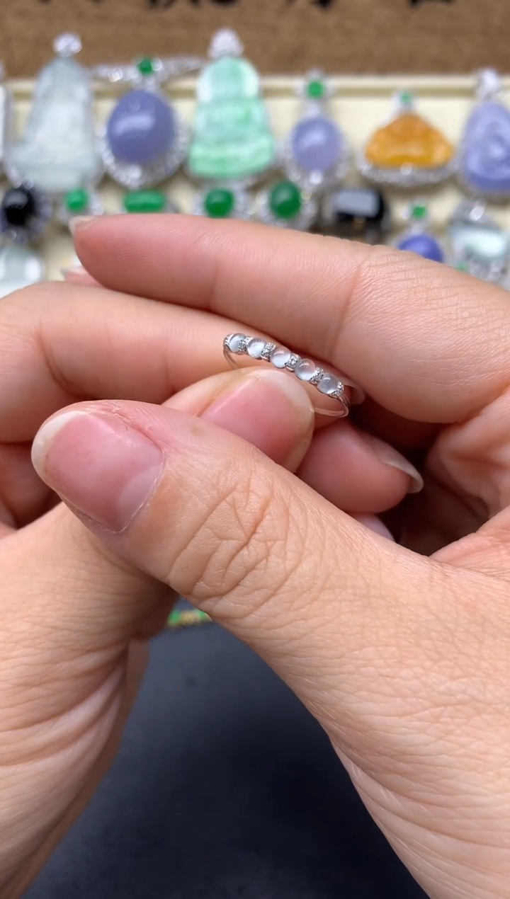 【闪购商品】翡翠戒指18K金镶嵌108-中国好珍宝