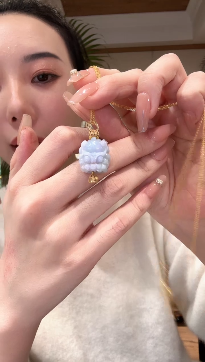 【闪购商品】翡翠颈饰未镶嵌国风