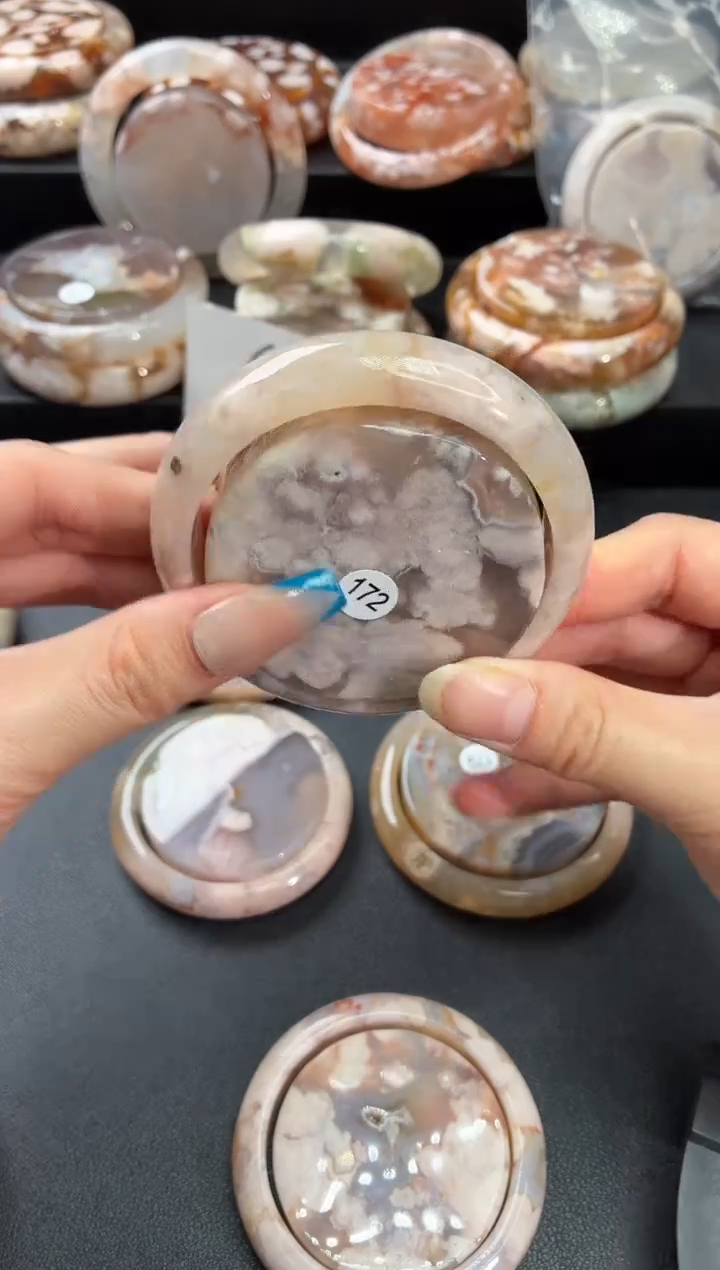 手镯玛瑙/玉髓未镶嵌石英质玉58圈57/58带(赠送镯心)