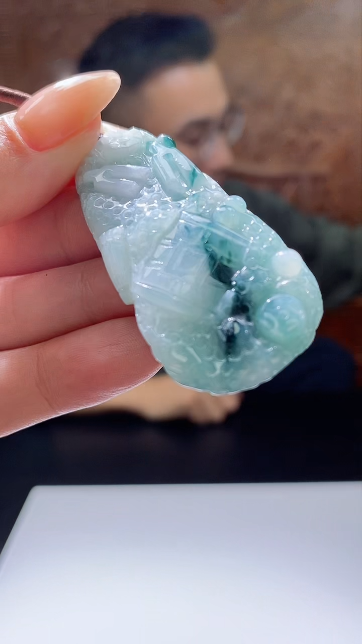 【闪购商品】翡翠颈饰未镶嵌挂件