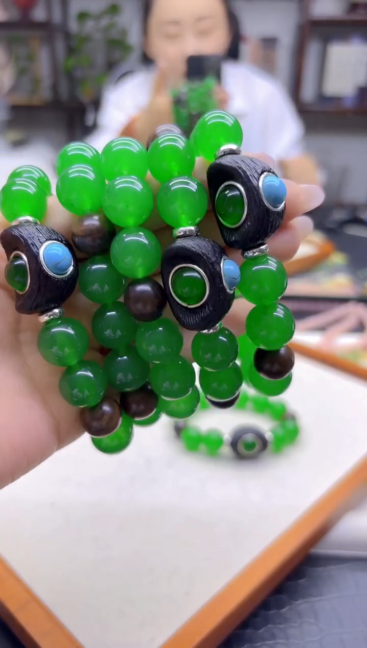 未镶嵌手链翡翠DIY款S974