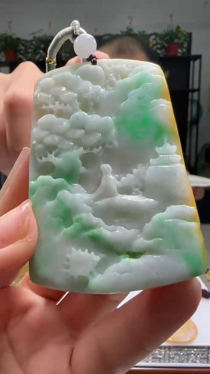 【闪购商品】翡翠颈饰未镶嵌天然翡翠A货吊坠