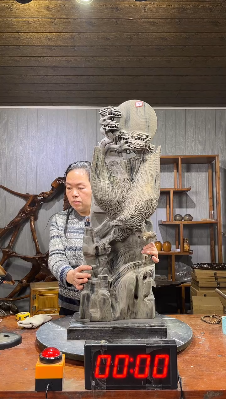 金丝楠S*阴沉木鹏程万里