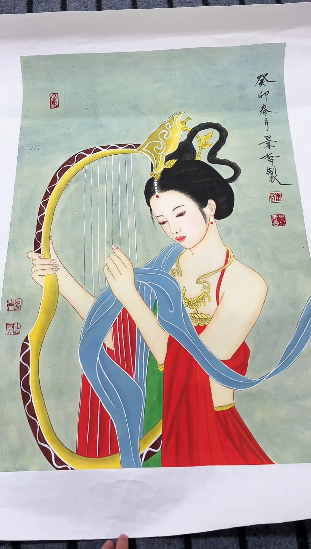 精品国画人物作品