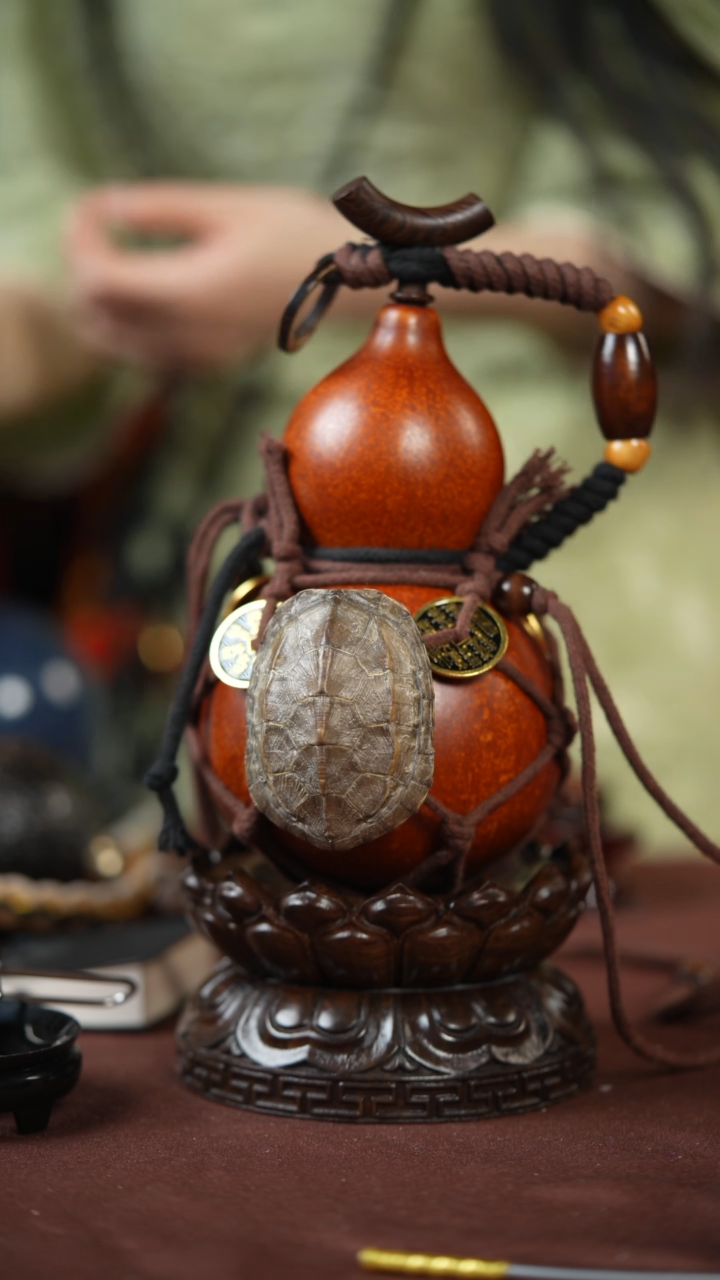 【闪购商品】248号500ml左右的非遗漆器酒葫芦