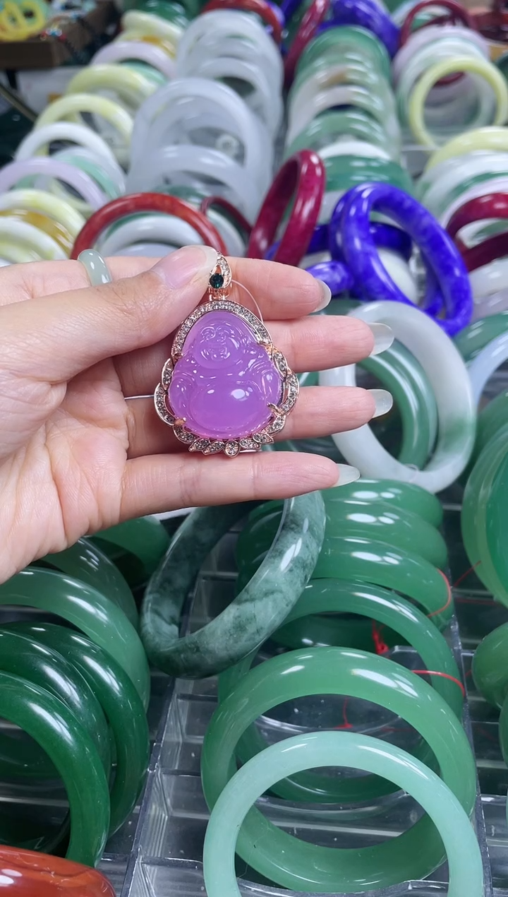 【闪购商品】石英质玉发饰合金8