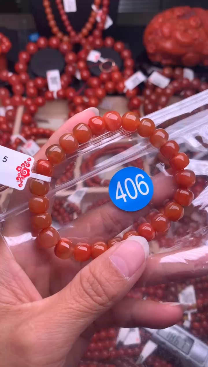 【闪购商品】南红玛瑙珠宝奇石未镶嵌406-8