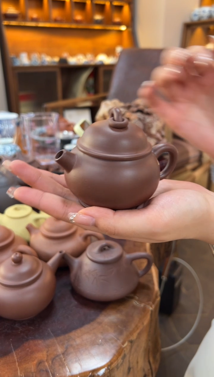 【闪购商品】紫砂茶壶【头哥手工壶】文旦底槽清