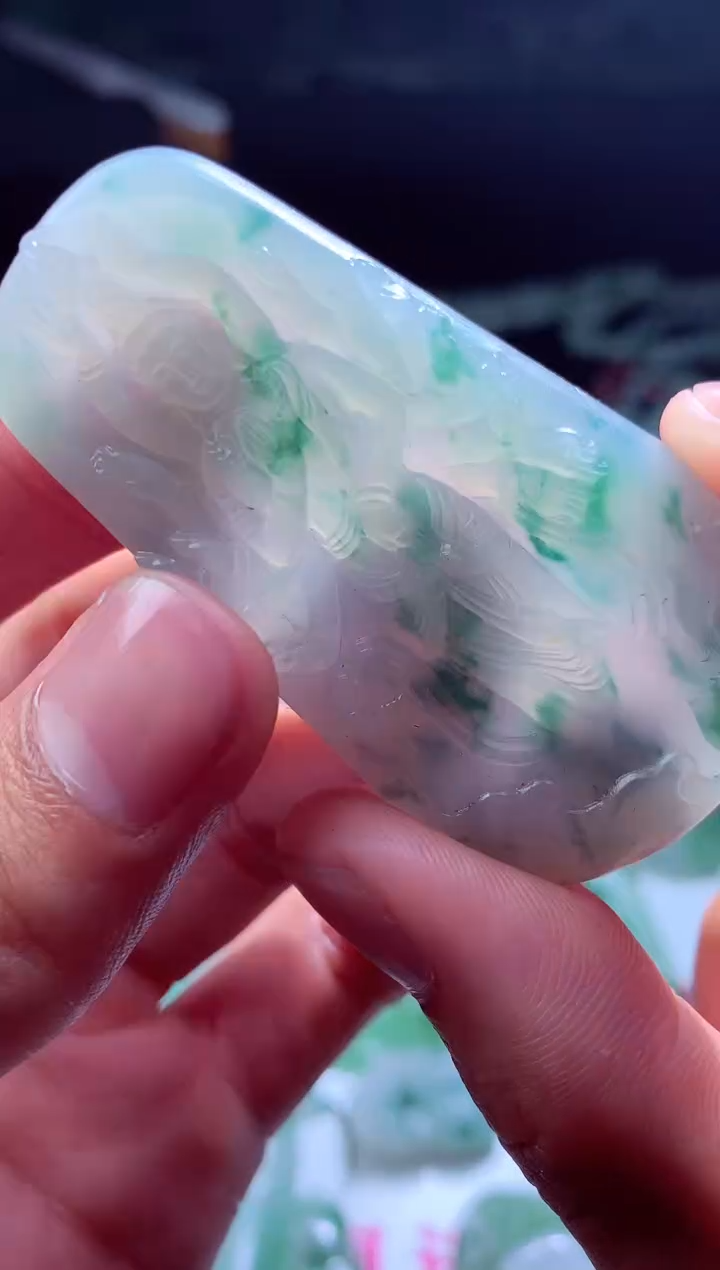 定制翡翠未镶嵌 翡翠毛货定制