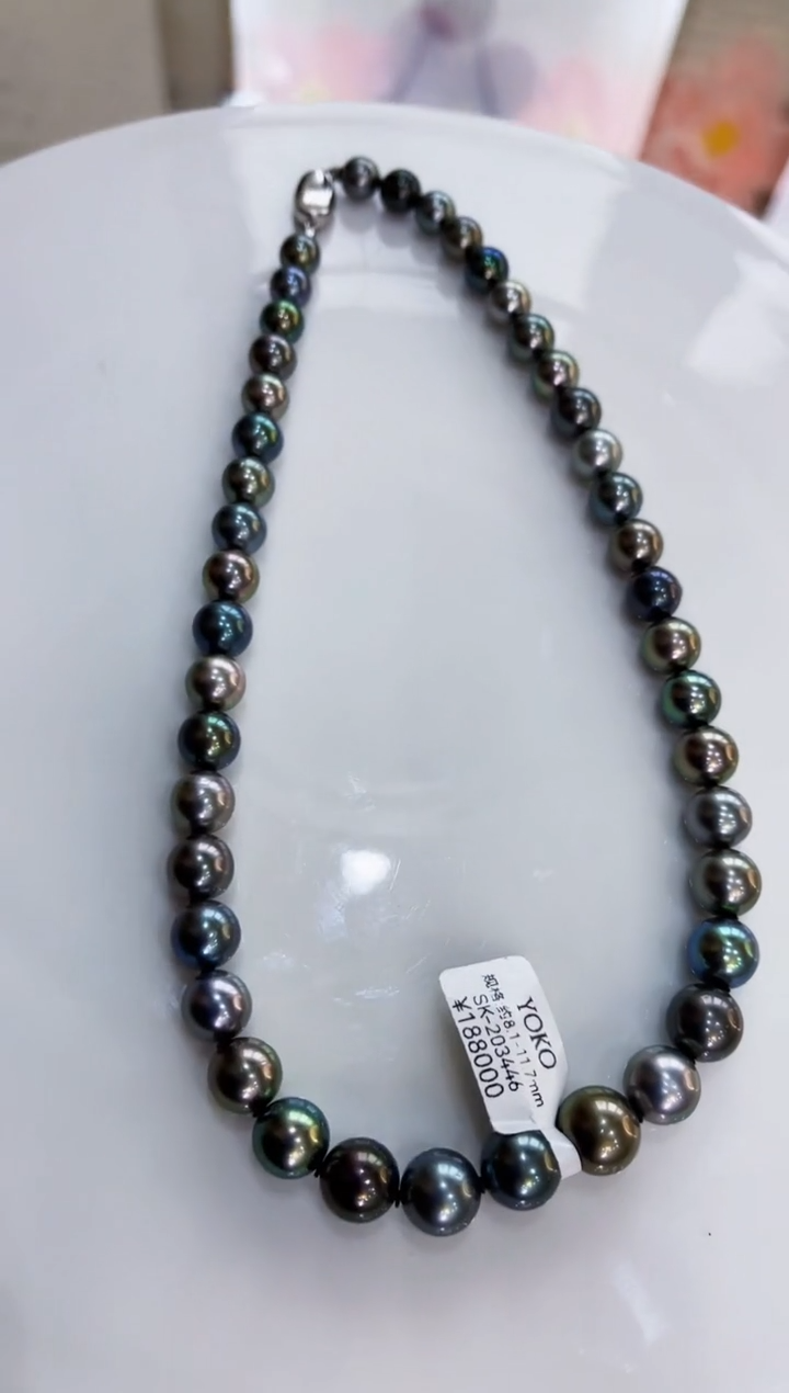 【闪购商品】海水珍珠颈饰银S925镶嵌大溪地