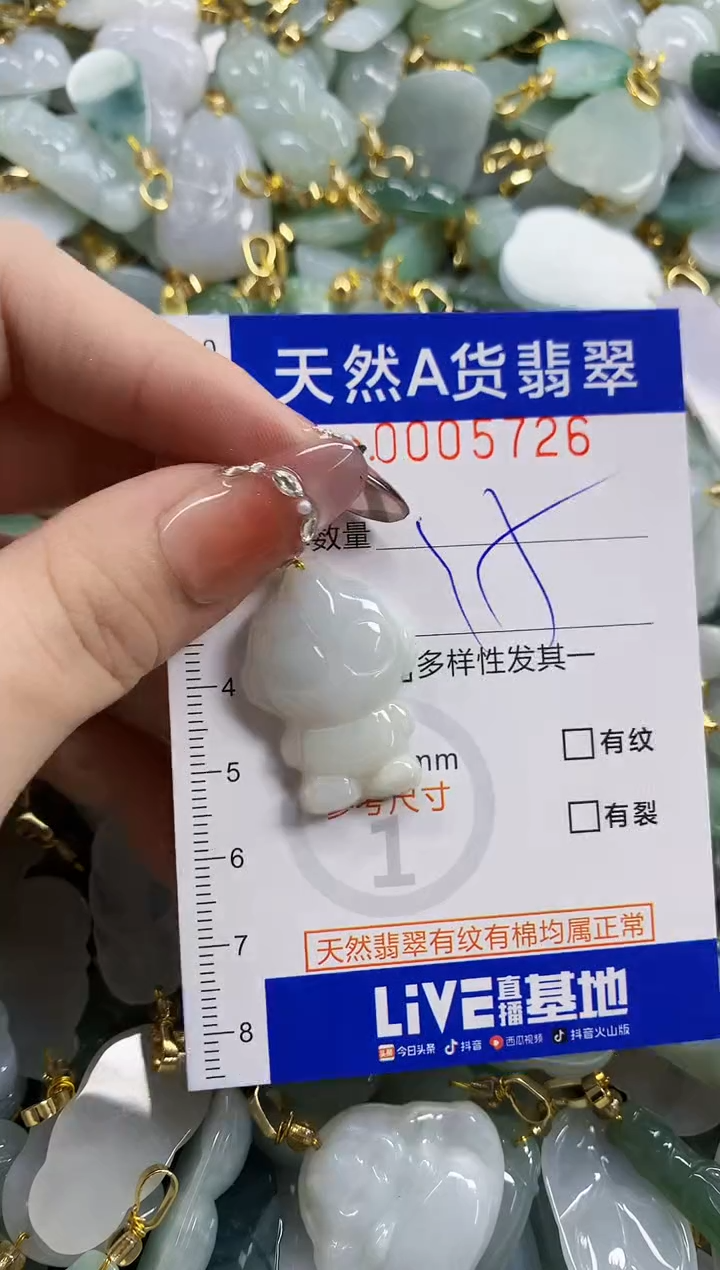 颈饰未镶嵌翡翠天然A货翡翠