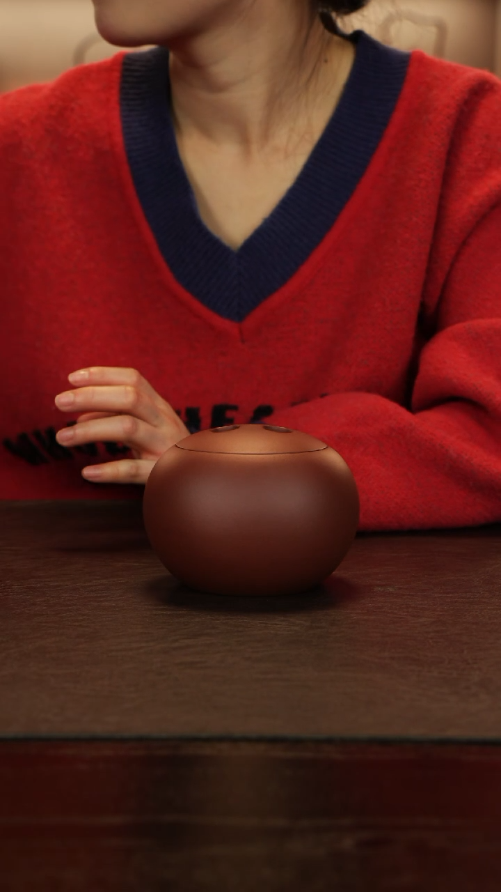 【闪购商品】紫砂茶杯直播福利牛盖西施罐紫泥150克