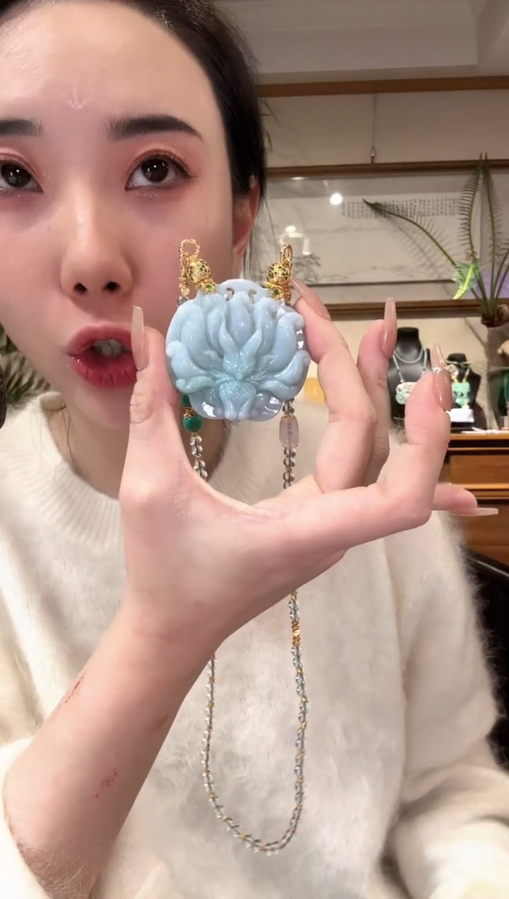 【闪购商品】翡翠颈饰未镶嵌国风