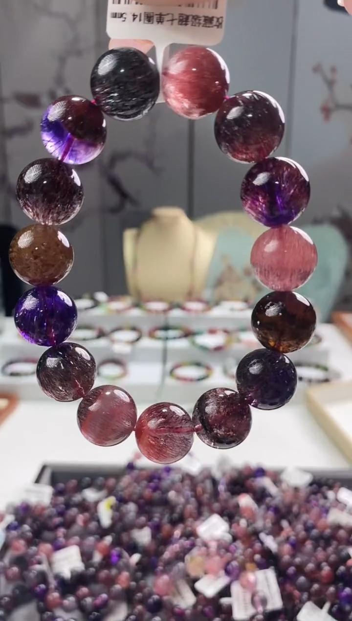 【闪购商品】水晶超七单圈14.5*未镶嵌多人多样性发货发其一