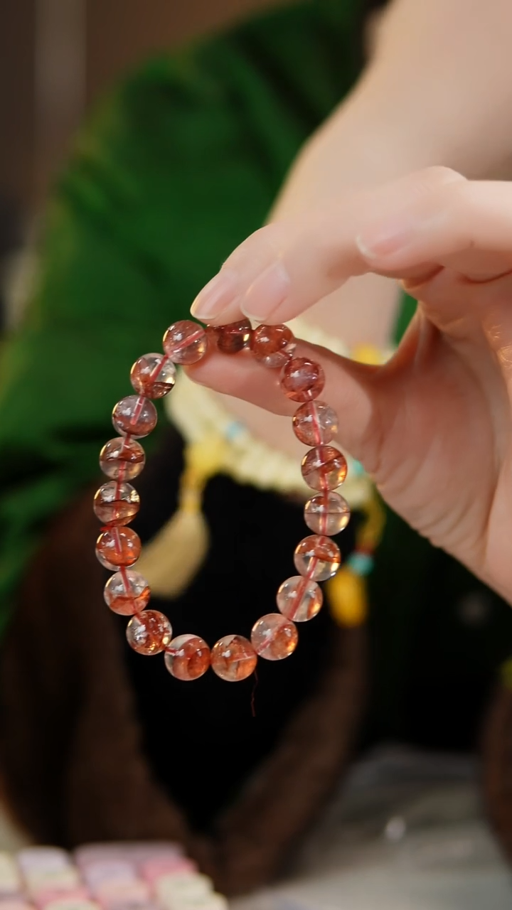 未镶嵌手链水晶胶花单圈