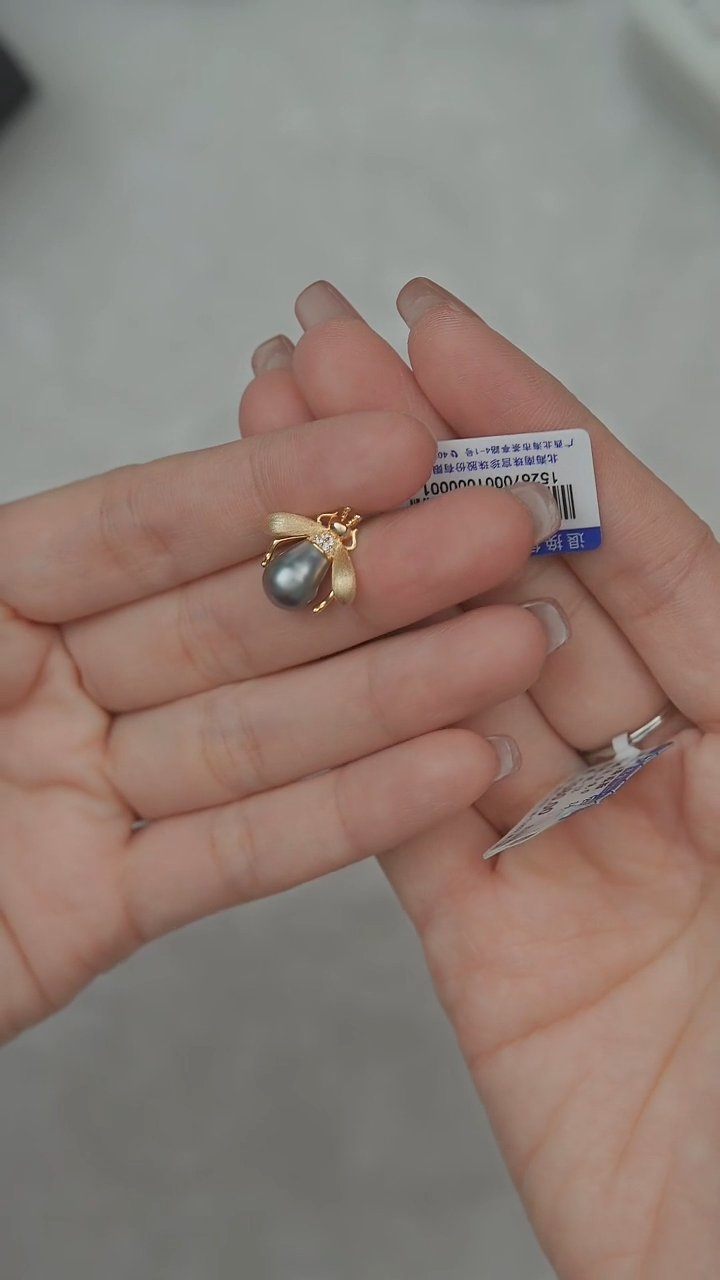 【闪购商品】海水珍珠吊坠(赠链)未镶嵌8-9mm