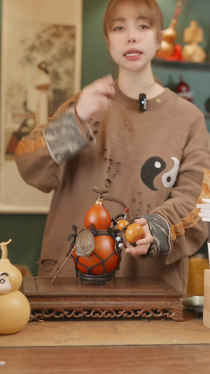 【闪购商品】100号精品天然大漆工艺防渗内胆酒葫芦~