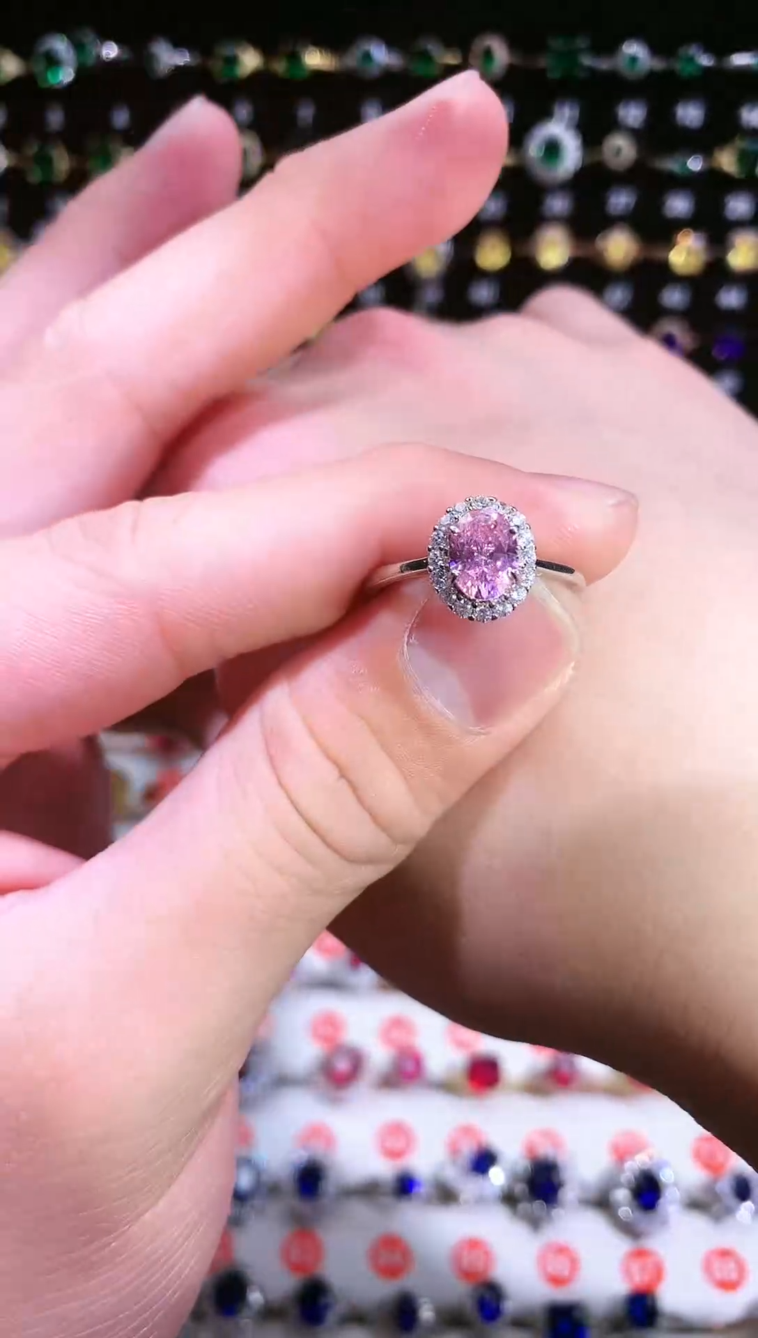 【闪购商品】蓝宝石戒指银S925镶嵌111111