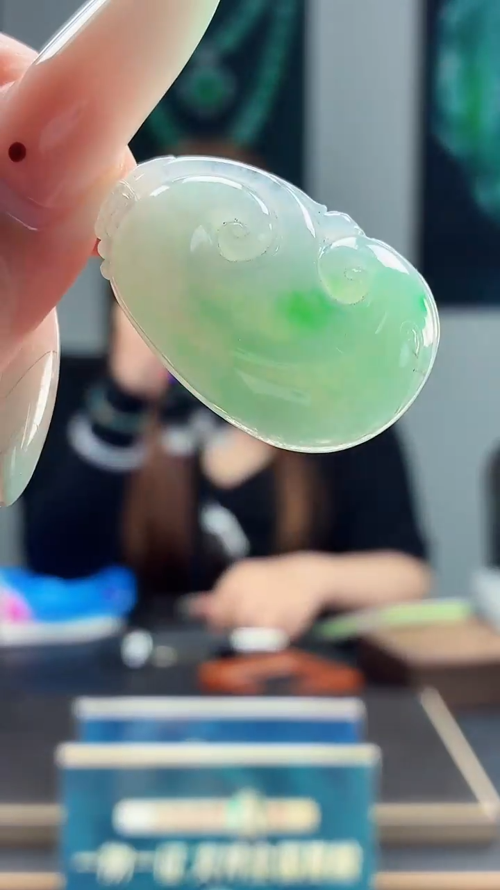 翡翠未镶嵌颈饰OJX250809111
